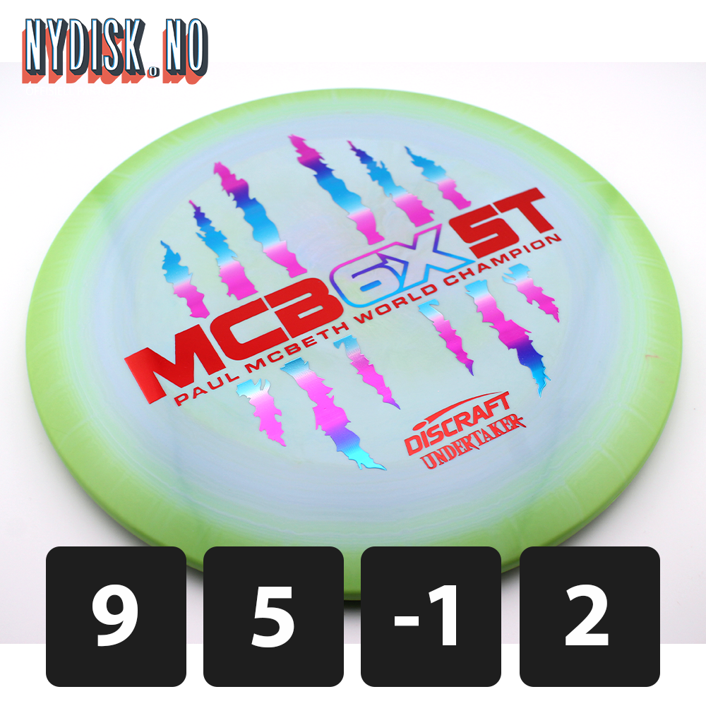 Discraft ESP Undertaker - Paul McBeth 6X Claw