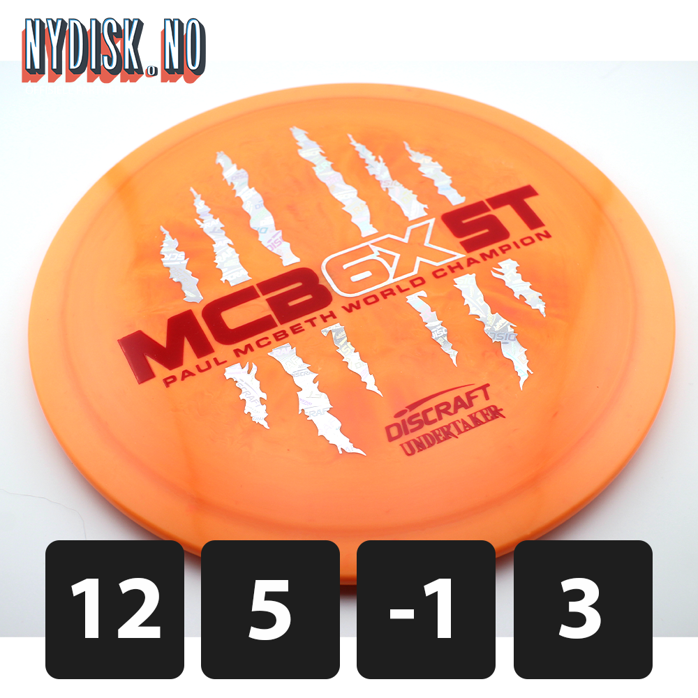 Discraft ESP Undertaker - Paul McBeth 6X Claw
