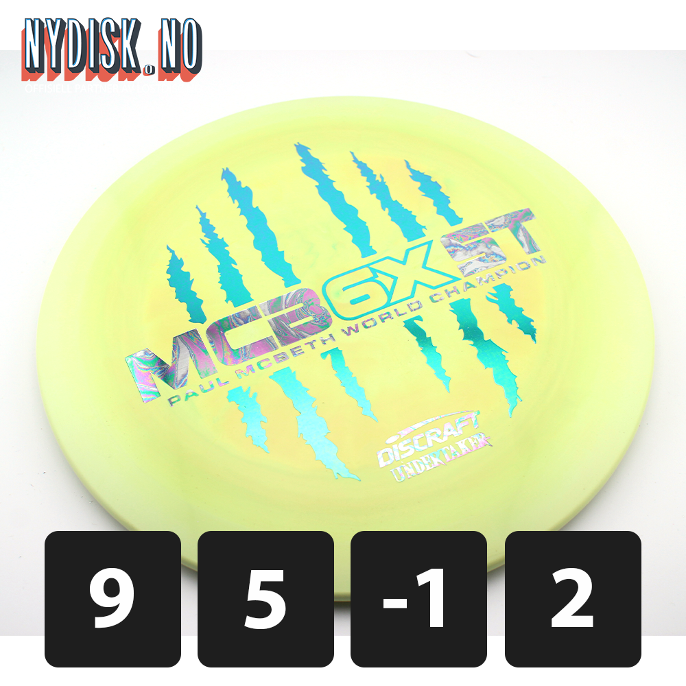 Discraft ESP Undertaker - Paul McBeth 6X Claw