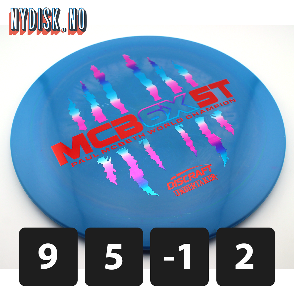 Discraft ESP Undertaker - Paul McBeth 6X Claw