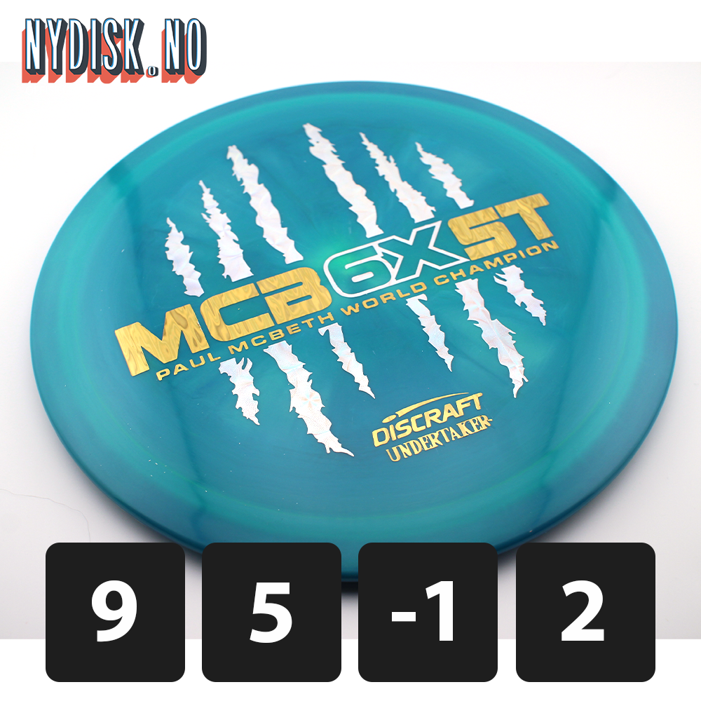 Discraft ESP Undertaker - Paul McBeth 6X Claw
