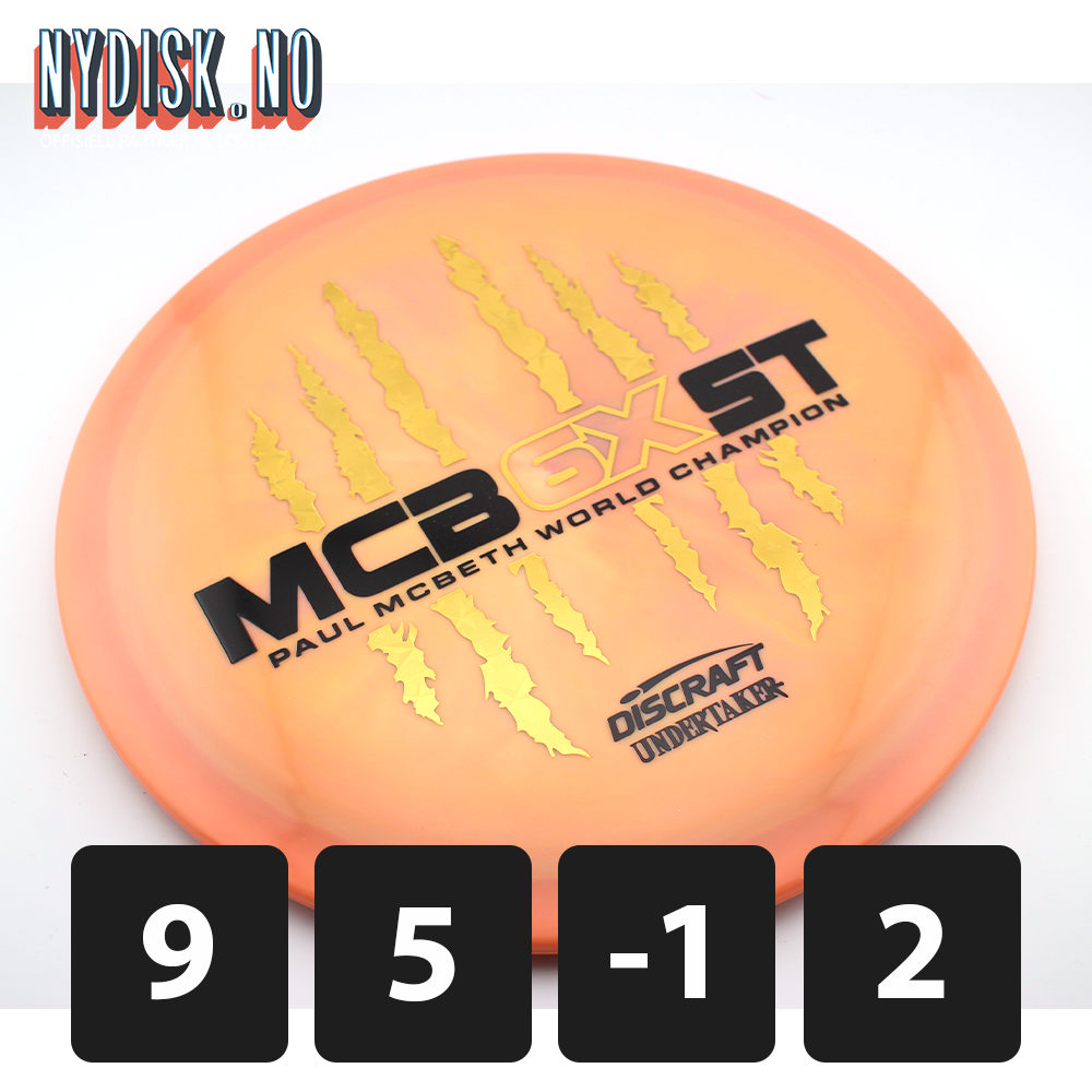 Discraft ESP Undertaker - Paul McBeth 6X Claw