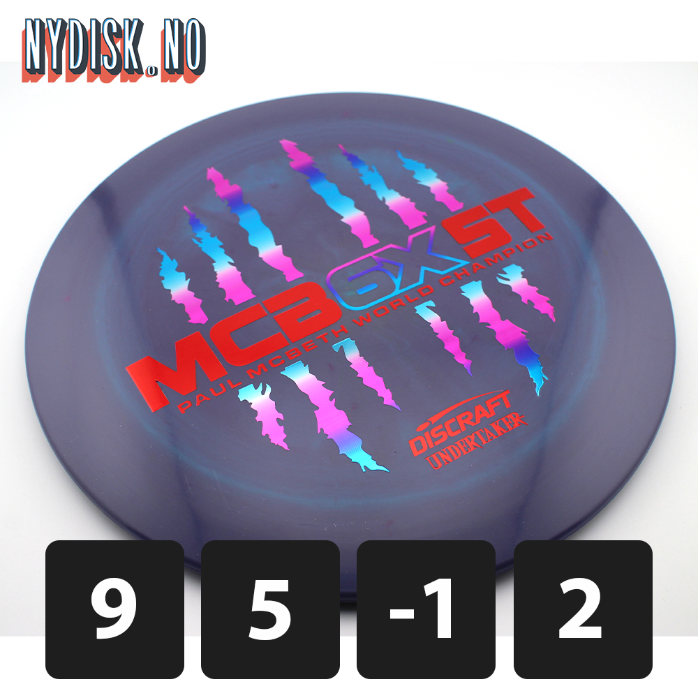 Discraft ESP Undertaker - Paul McBeth 6X Claw