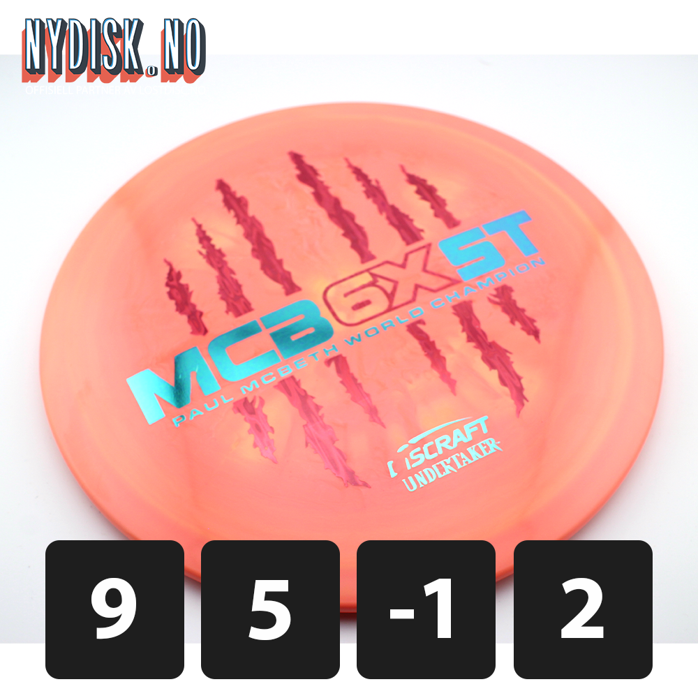 Discraft ESP Undertaker - Paul McBeth 6X Claw