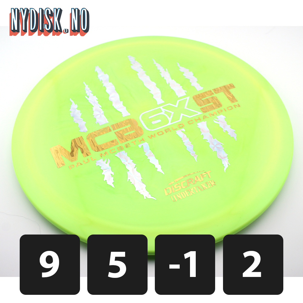 Discraft ESP Undertaker - Paul McBeth 6X Claw
