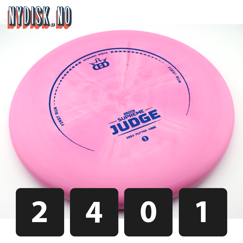 Dynamic Discs Classic Supreme Judge First Run