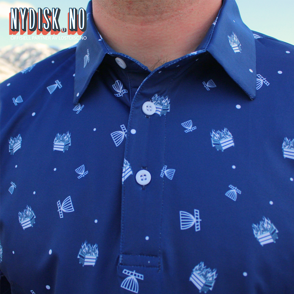 Infinite Discs Dumpster Fire Polo