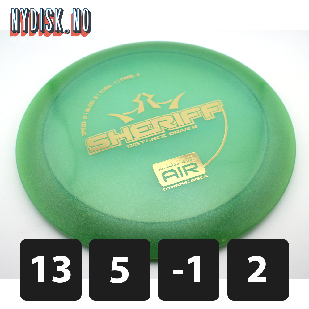Dynamic Discs Lucid Air Sheriff