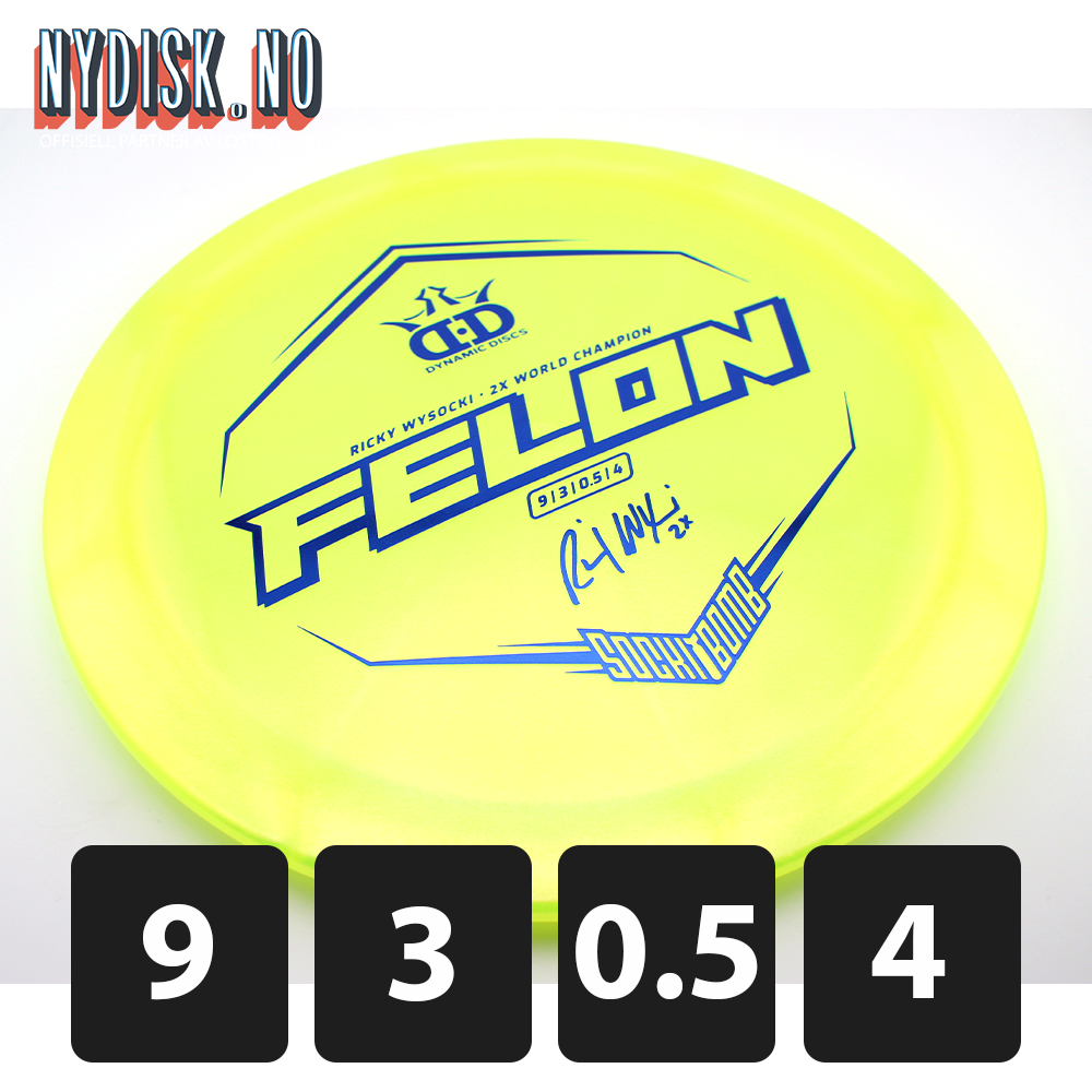 Dynamic Discs Lucid-Ice Glimmer Felon - Sockibomb