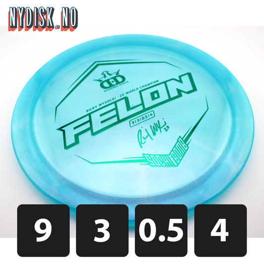 Dynamic Discs Lucid-Ice Glimmer Felon - Sockibomb