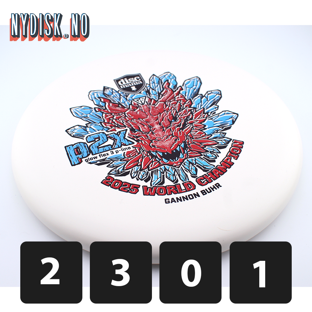Discmania P-Line Flex 3 Glow P2x - Gannon Buhr 2025 World Champion
