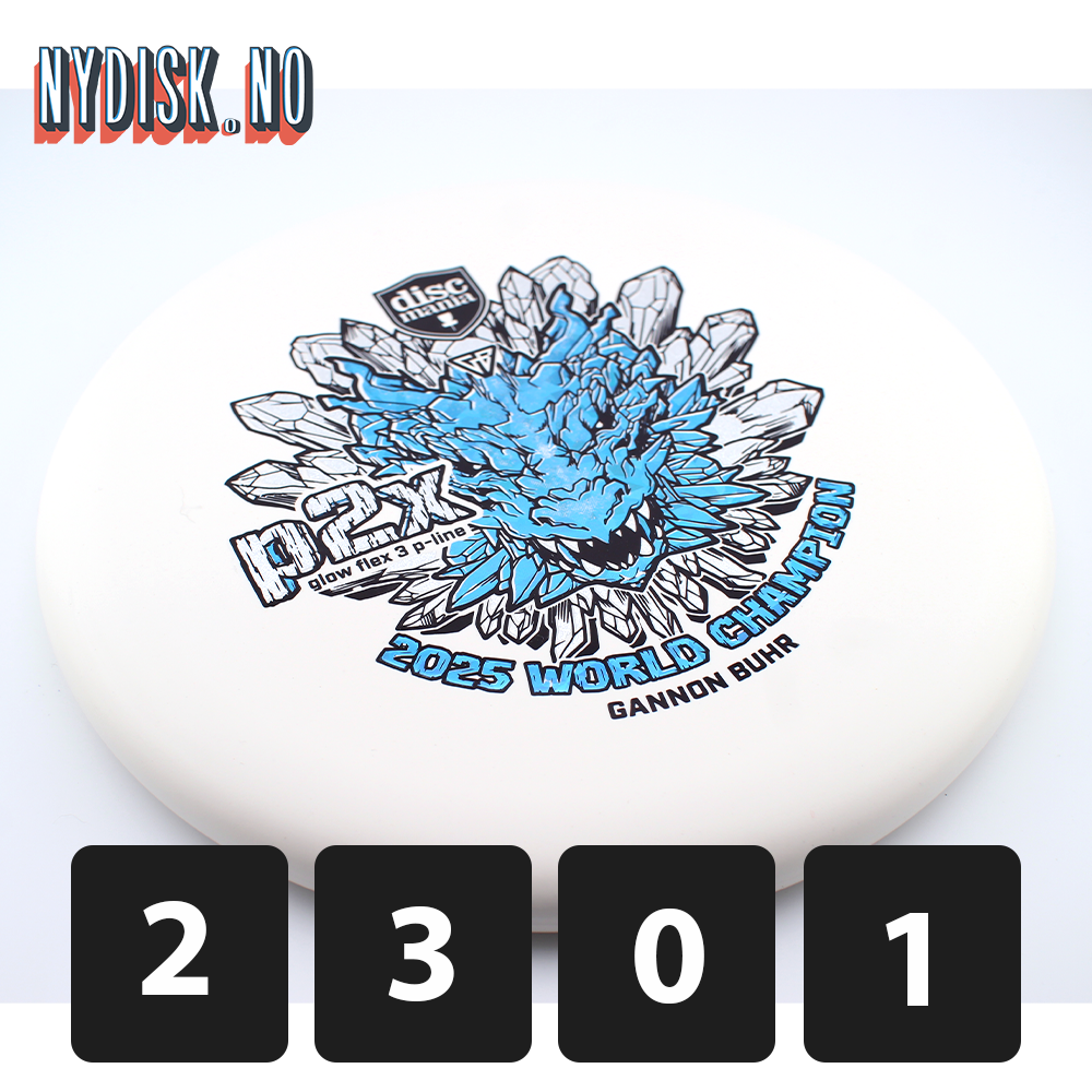 Discmania P-Line Flex 3 Glow P2x - Gannon Buhr 2025 World Champion