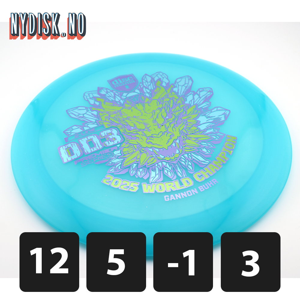 Discmania Q-Line Premier DD3 - Gannon Buhr 2025 World Champion