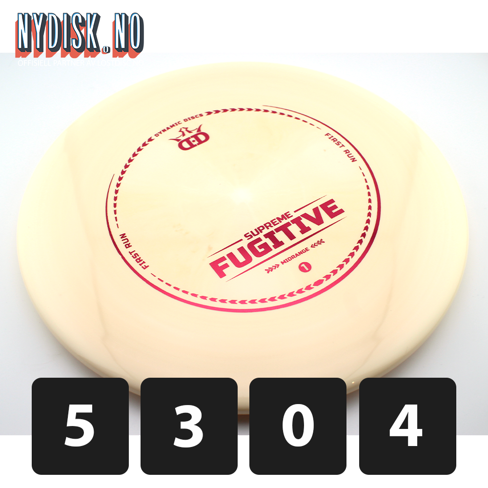 Dynamic Discs Supreme Fugitive - First Run