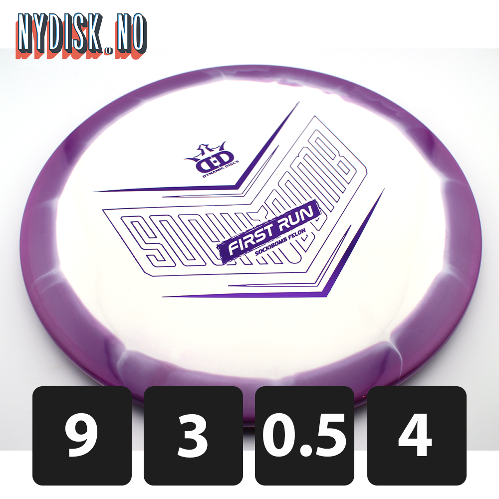 Dynamic Discs Supreme Orbit Sockibomb Felon - First Run