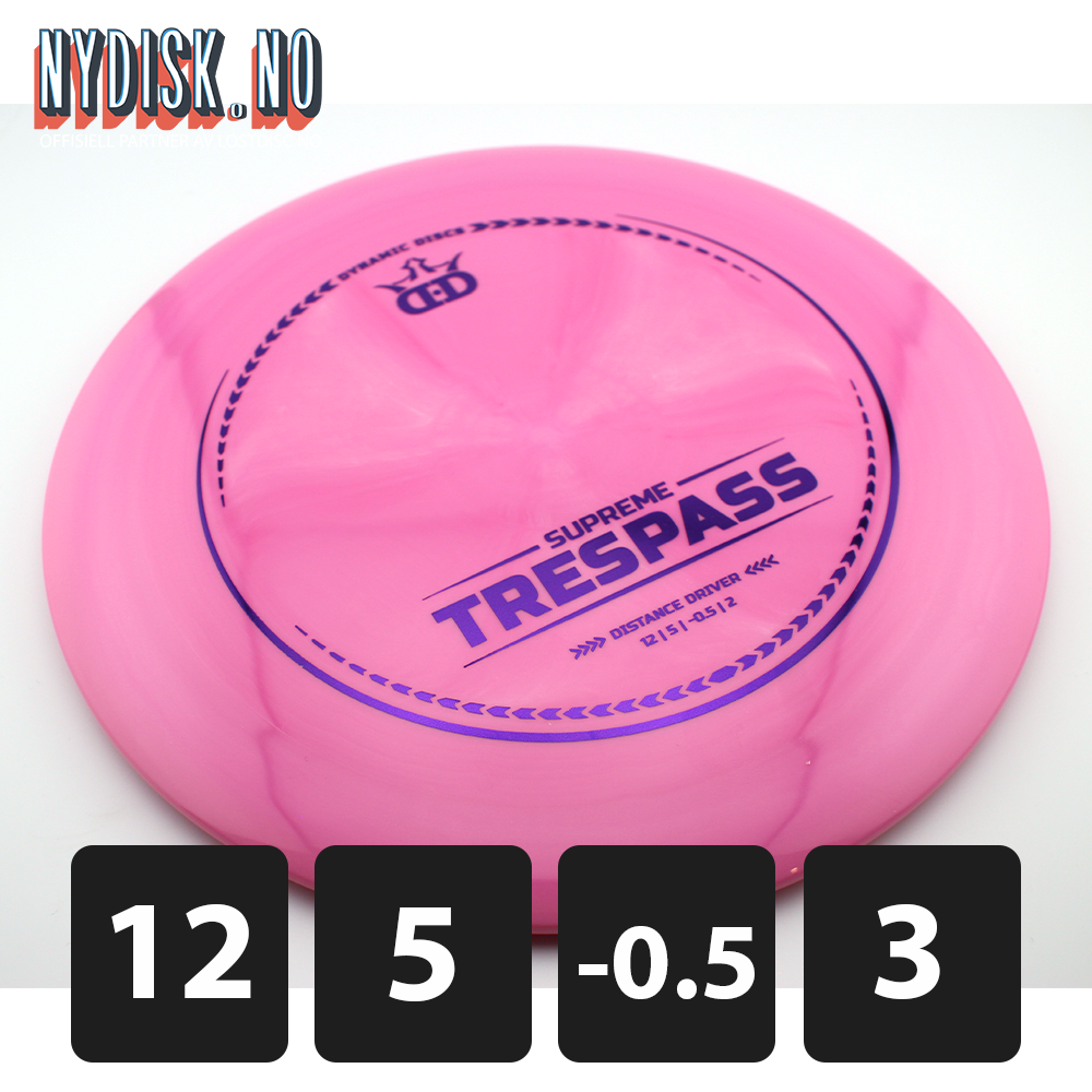 Dynamic Discs Supreme Trespass - First Run