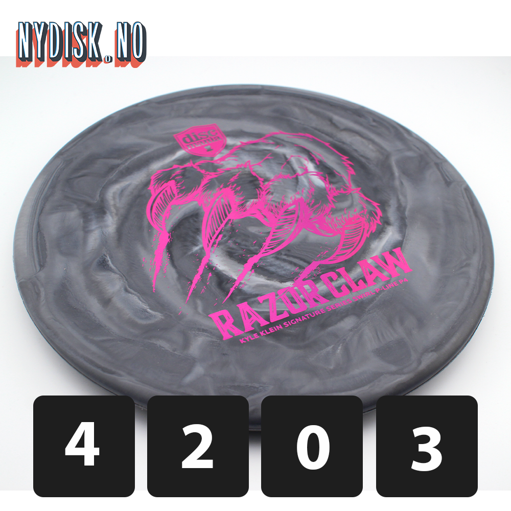 Discmania Swirl P-Line P4 Razor Claw - Kyle Klein 2025