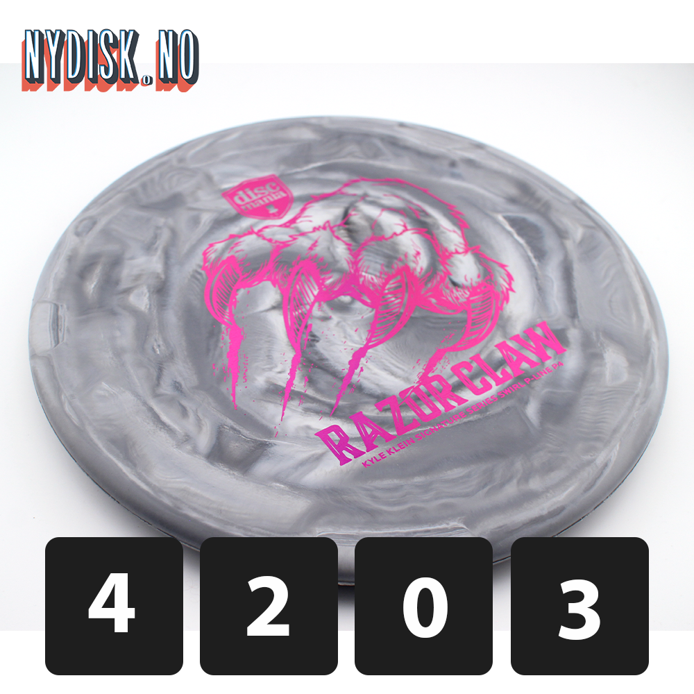 Discmania Swirl P-Line P4 Razor Claw - Kyle Klein 2025