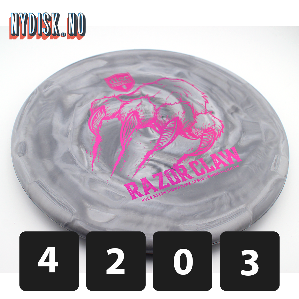 Discmania Swirl P-Line P4 Razor Claw - Kyle Klein 2025