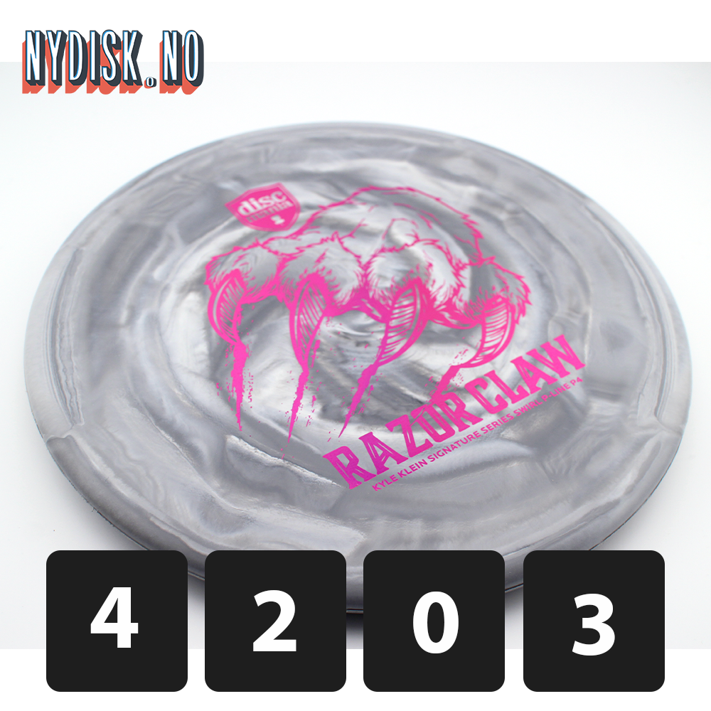 Discmania Swirl P-Line P4 Razor Claw - Kyle Klein 2025