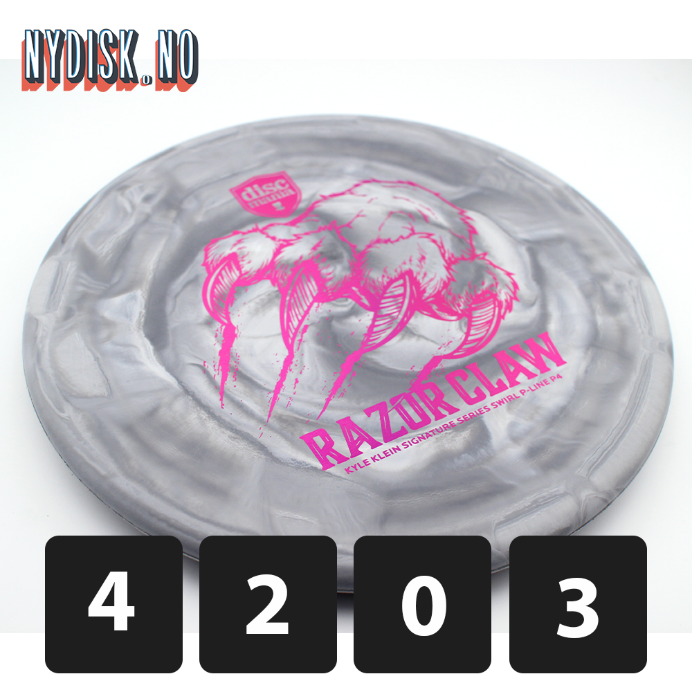 Discmania Swirl P-Line P4 Razor Claw - Kyle Klein 2025