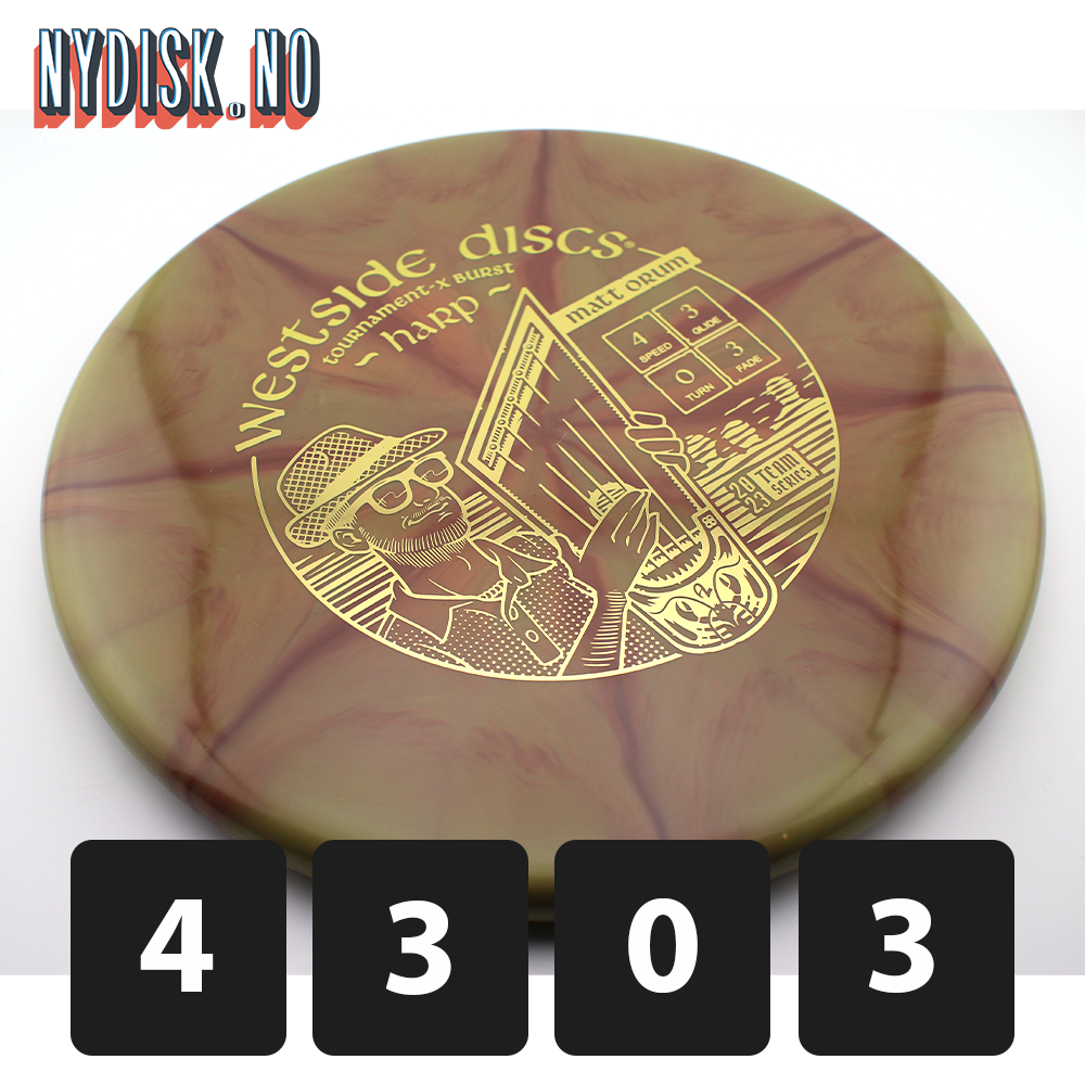 Westside Discs Tournament-X Burst Harp - Matt Orum