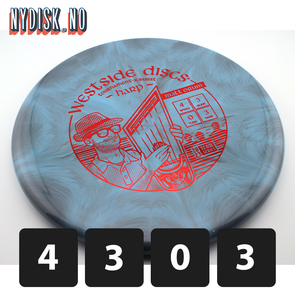 Westside Discs Tournament-X Burst Harp - Matt Orum