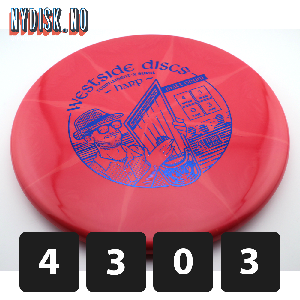 Westside Discs Tournament-X Burst Harp - Matt Orum