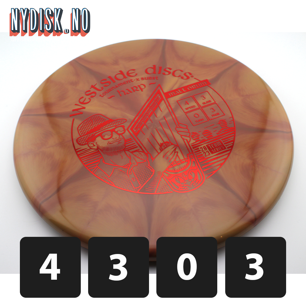 Westside Discs Tournament-X Burst Harp - Matt Orum