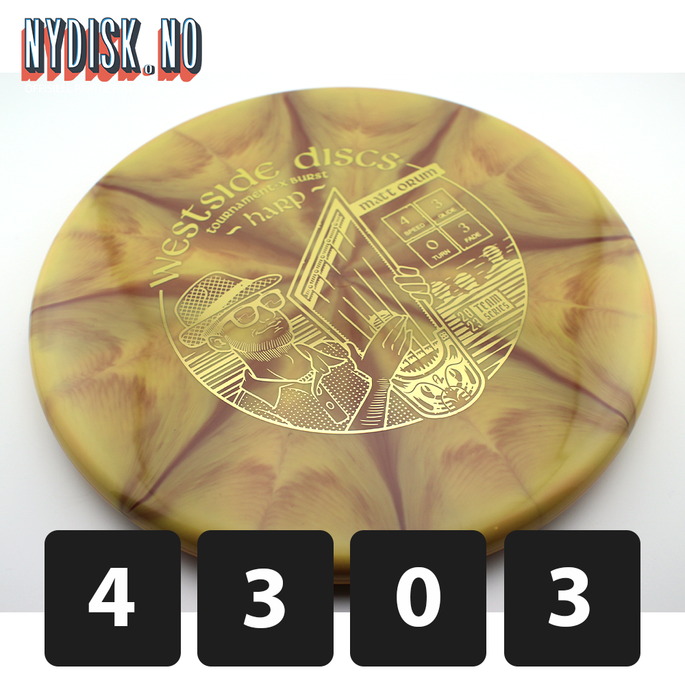 Westside Discs Tournament-X Burst Harp - Matt Orum