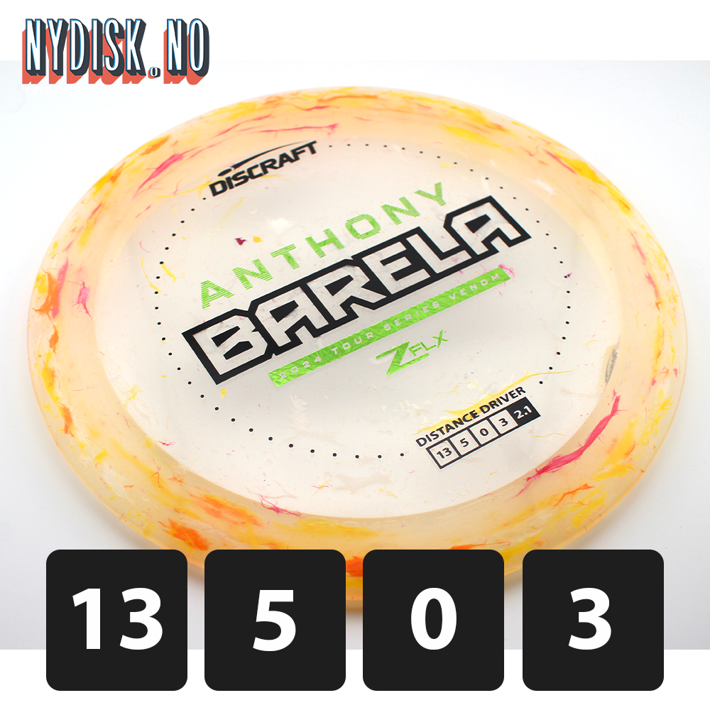 Discraft Jawbreaker Z FLX Venom - Anthony Barela 2024