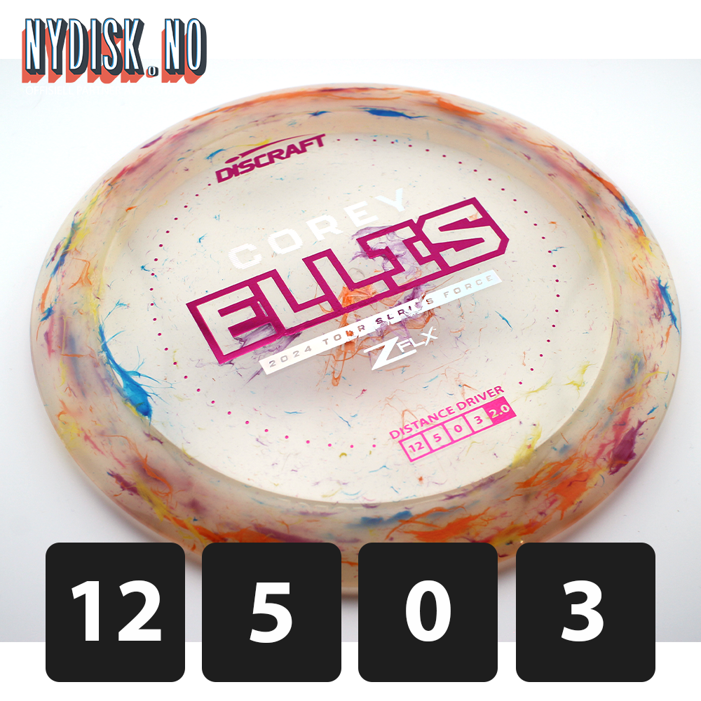 Discraft Jawbreaker Z FLX Force - Corey Ellis 2024