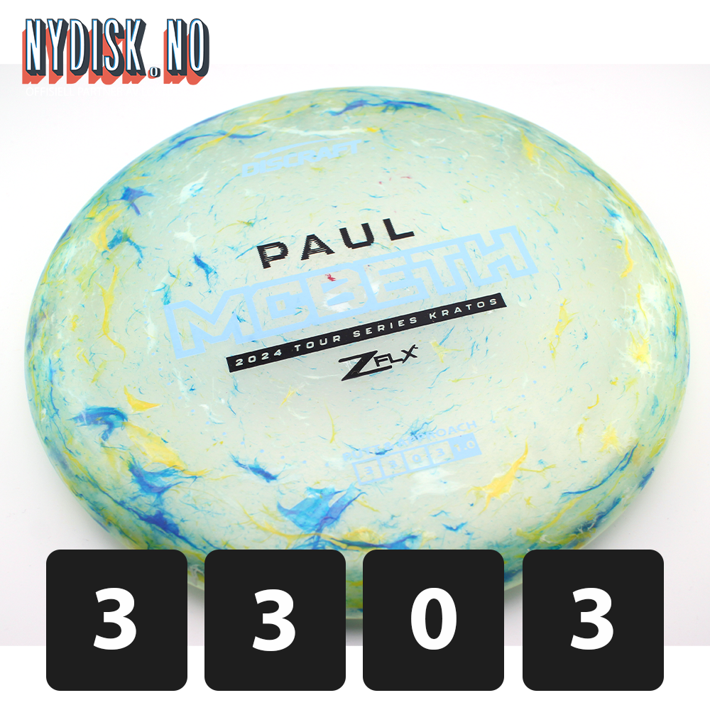 Discraft Jawbreaker Z FLX Kratos - Paul McBeth 2024