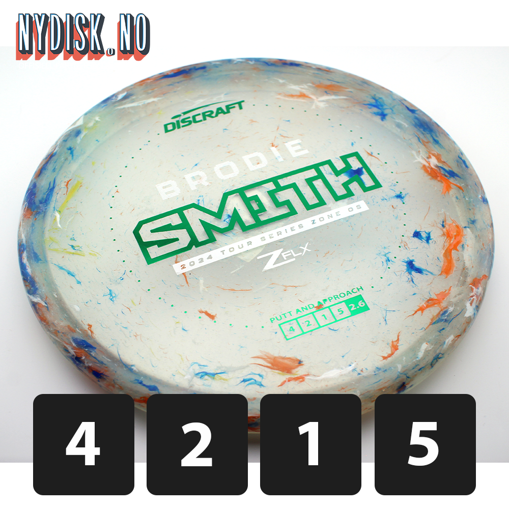 Discraft Jawbreaker Z FLX Zone OS - Brodie Smith 2024