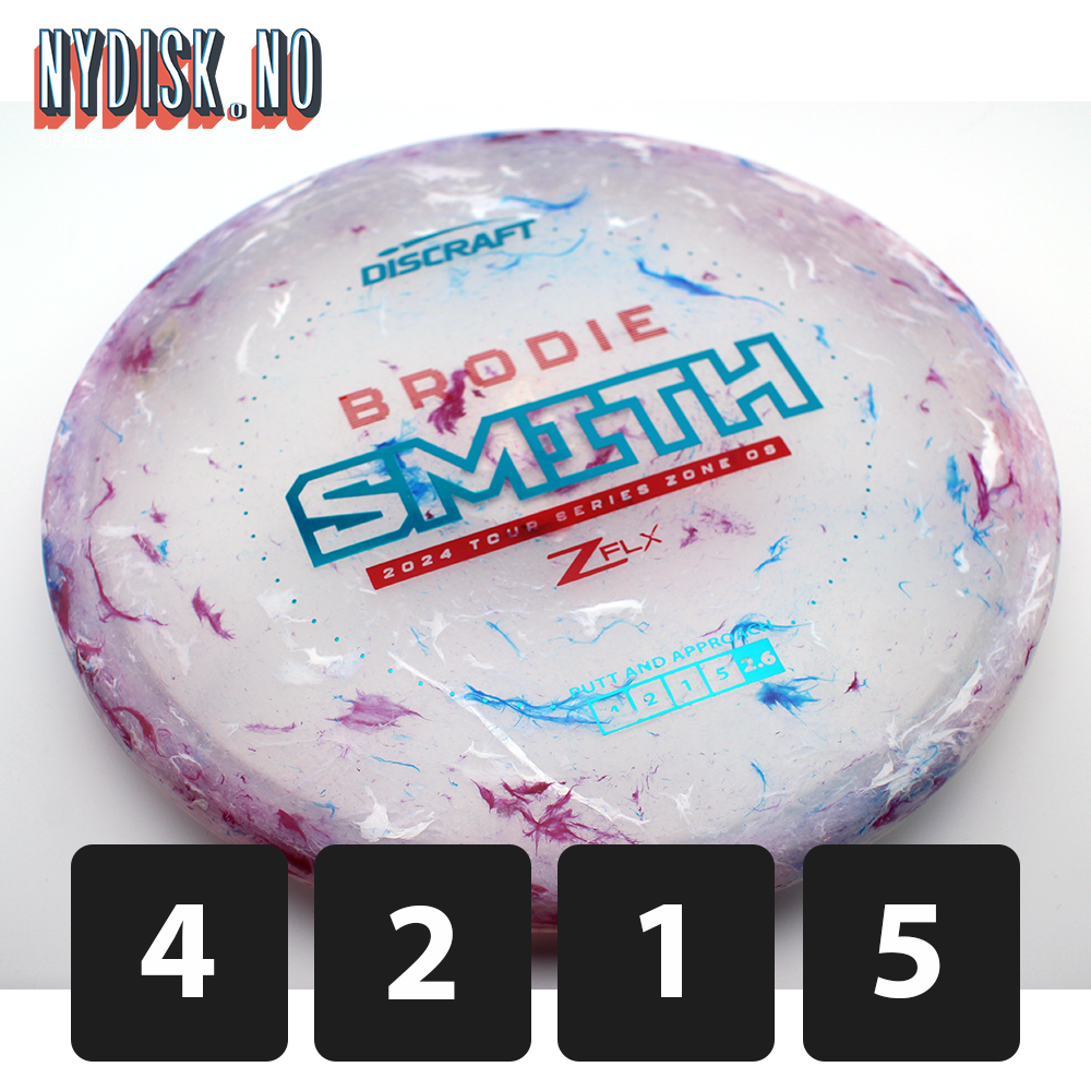 Discraft Jawbreaker Z FLX Zone OS - Brodie Smith 2024