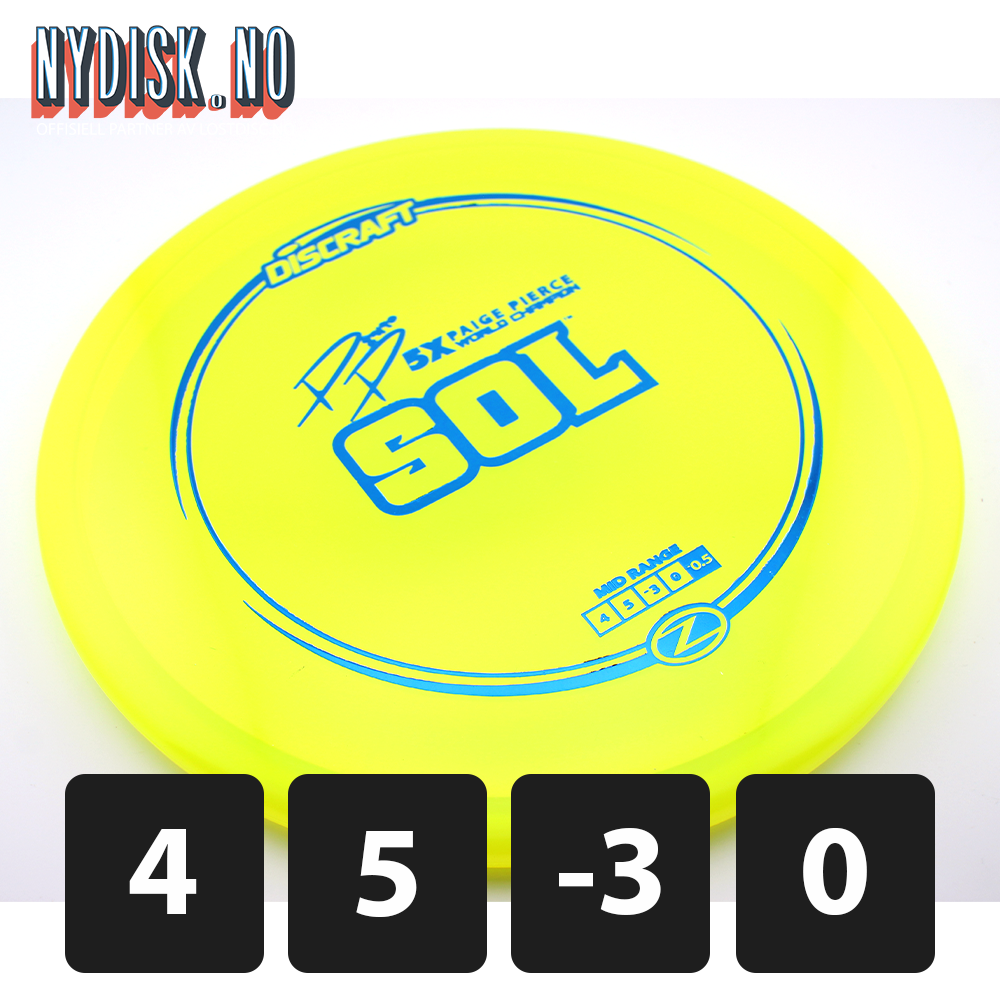 Discraft Z Line Paige Pierce Sol