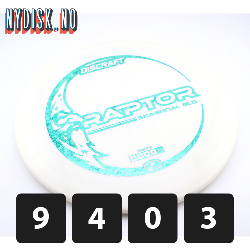 Discraft Z Seasonal GLO Raptor