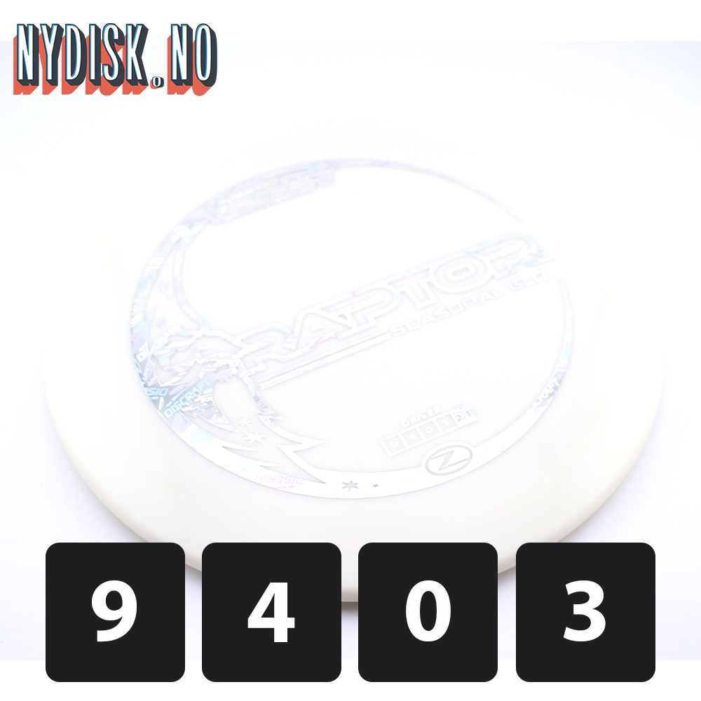 Discraft Z Seasonal GLO Raptor