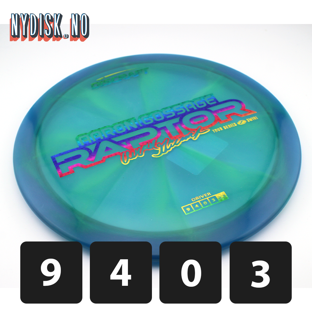 Discraft Z Swirl Raptor - Aaron Gossage 2025
