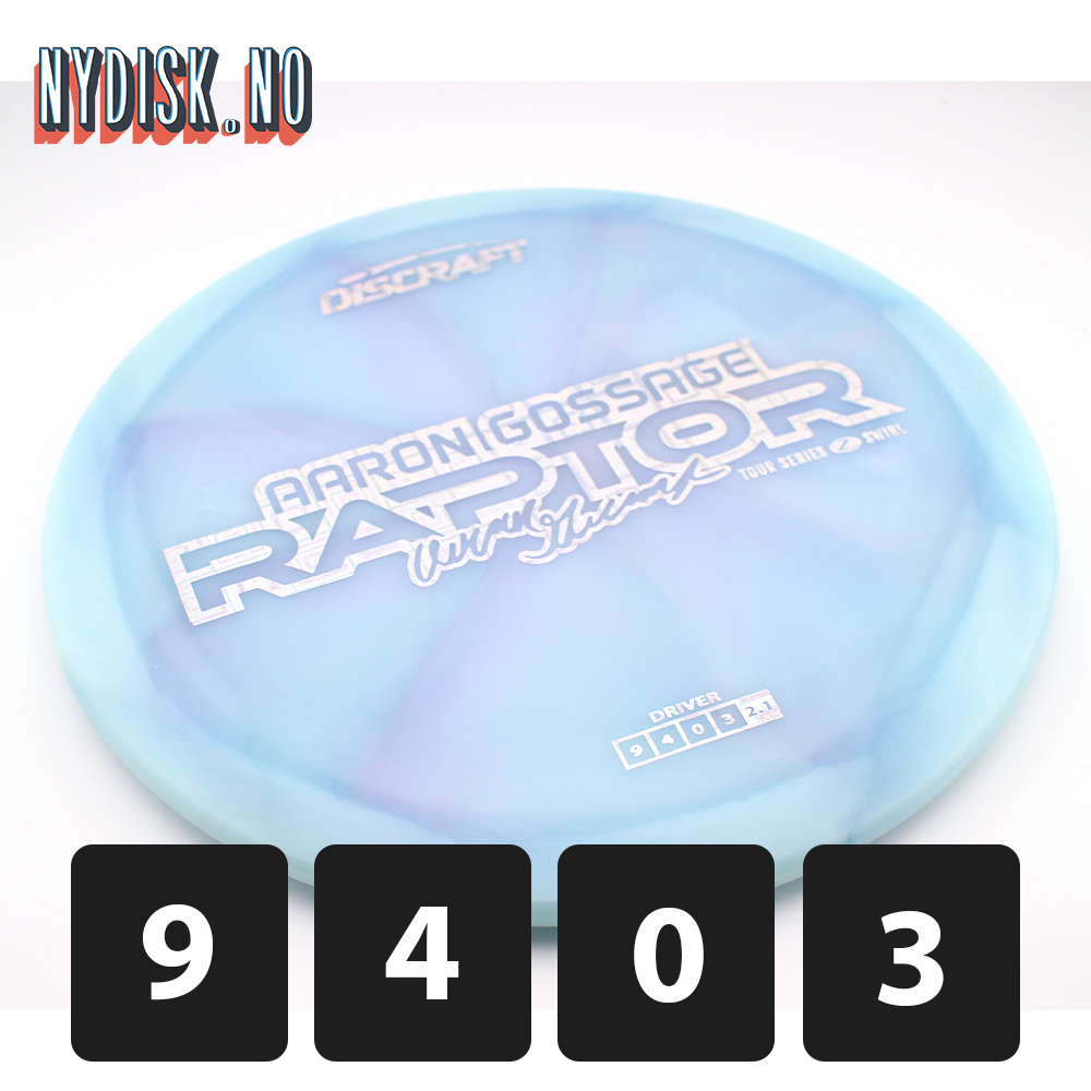 Discraft Z Swirl Raptor - Aaron Gossage 2025