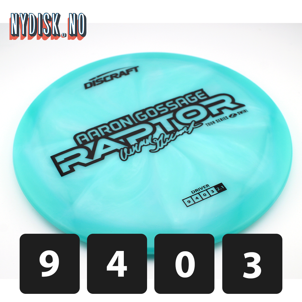 Discraft Z Swirl Raptor - Aaron Gossage 2025