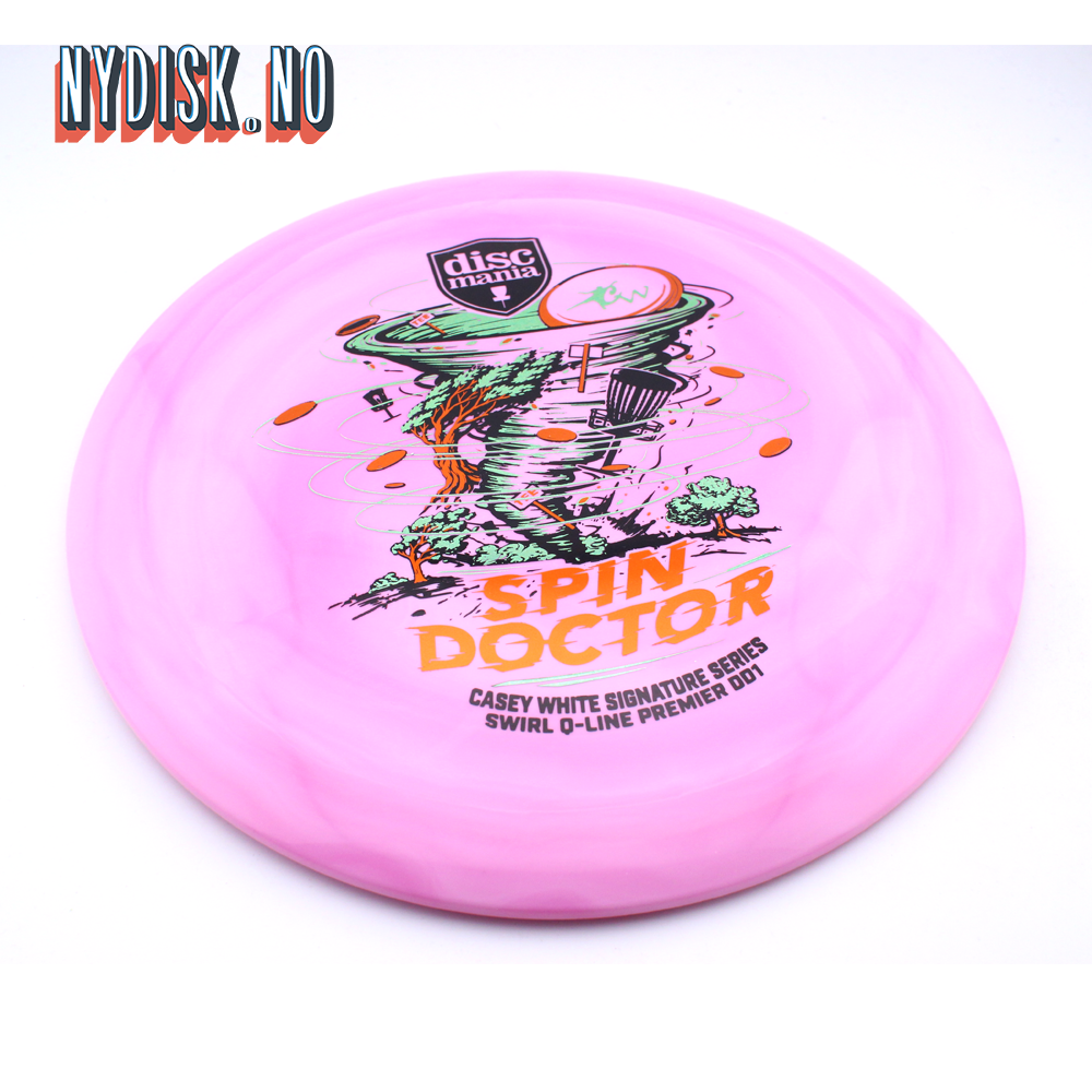Discmania Q-Line Swirl Premier DD1 Spin Doctor - Casey White 2026