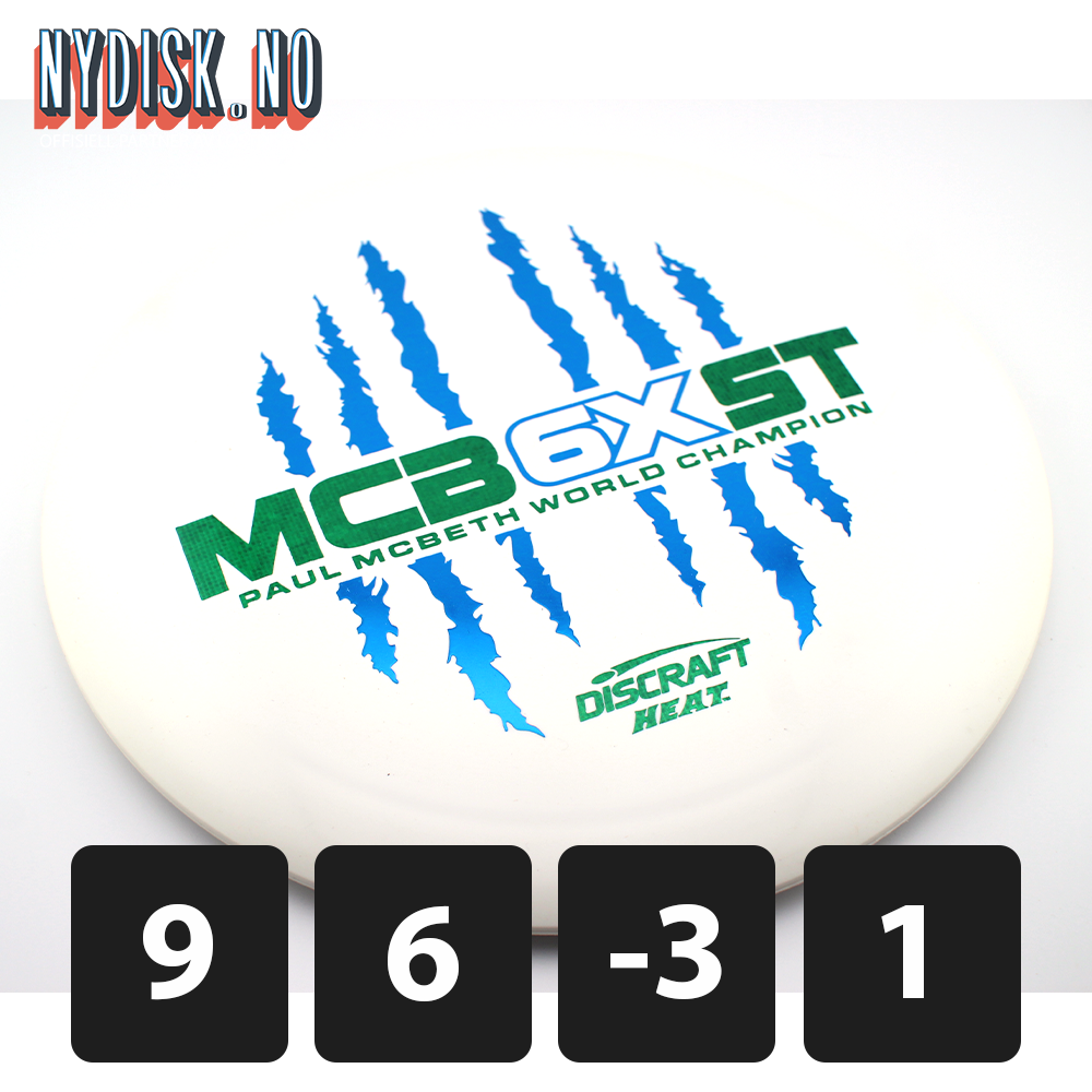 Discraft ESP Heat - Paul McBeth 6X Claw