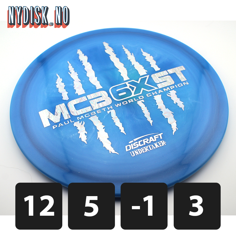 Discraft ESP Undertaker - Paul McBeth 6X Claw