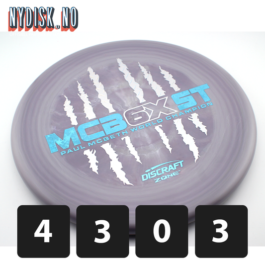 Discraft ESP Zone - Paul McBeth 6X Claw