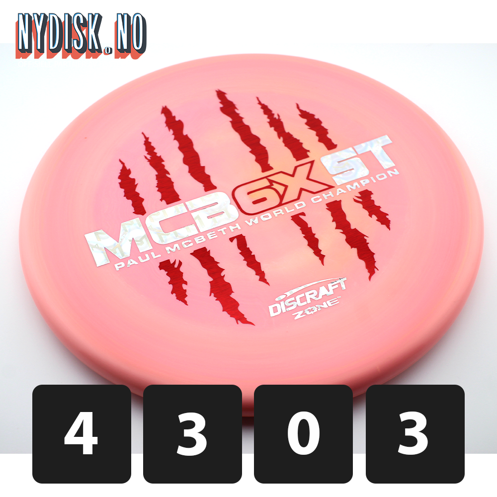 Discraft ESP Zone - Paul McBeth 6X Claw