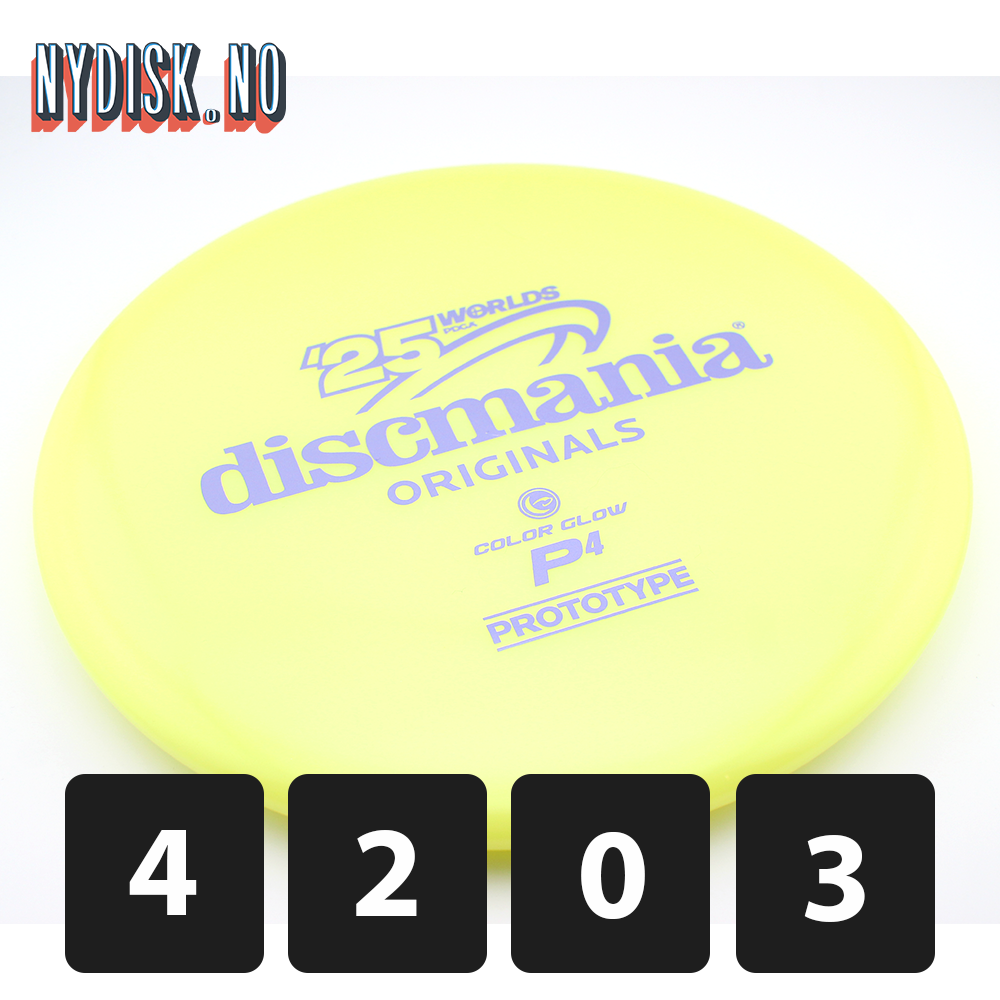 Discmania Color Glow C-line P4 - Worlds Prototype
