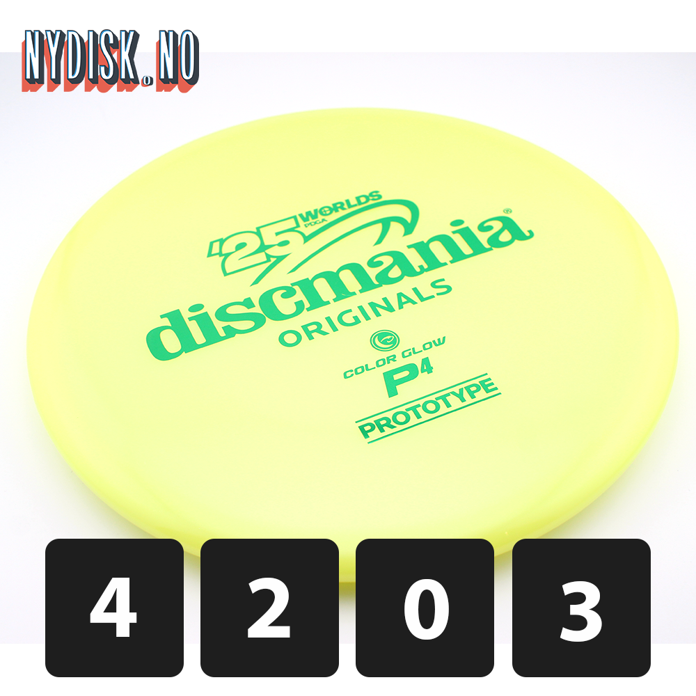 Discmania Color Glow C-line P4 - Worlds Prototype