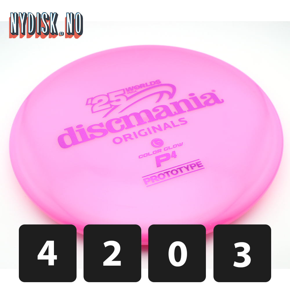 Discmania Color Glow C-line P4 - Worlds Prototype