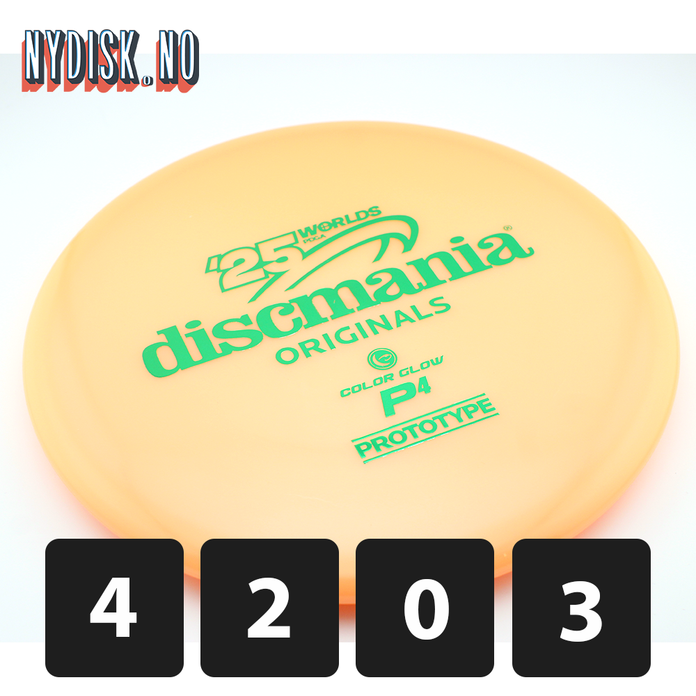 Discmania Color Glow C-line P4 - Worlds Prototype